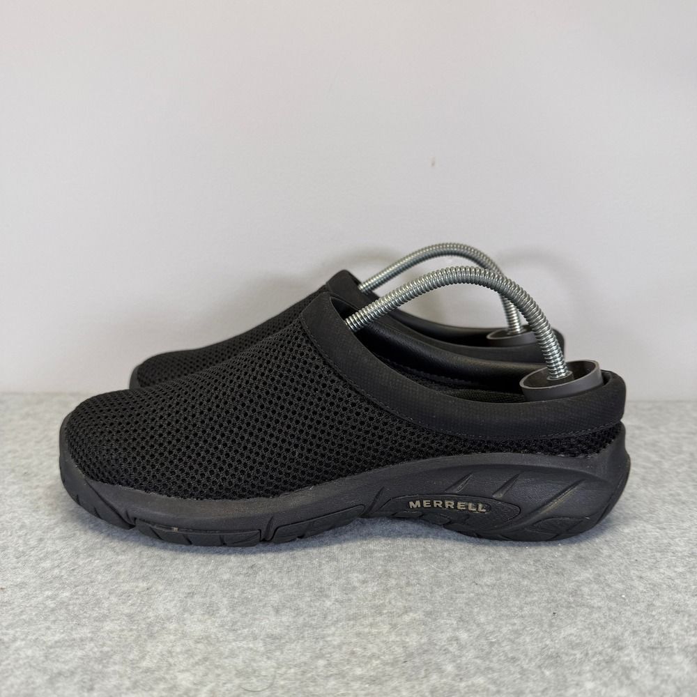 Merrell Encore Breeze 3 Womens Shoes Size 7.5 Black Slip On Clogs Mules J48250